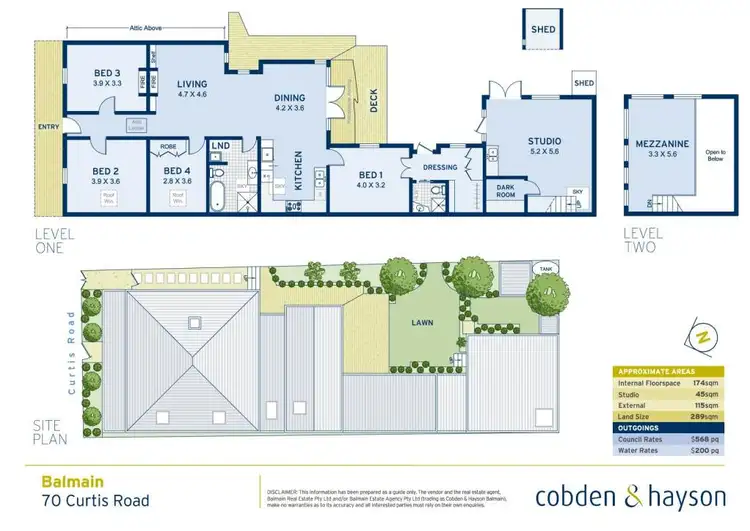 Floorplan of Homely house listing, 70 Curtis Road, Balmain NSW 2041