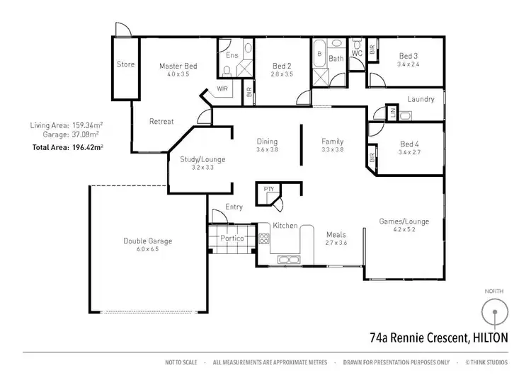 Floorplan of Homely house listing, 74A Rennie Crescent, Hilton WA 6163