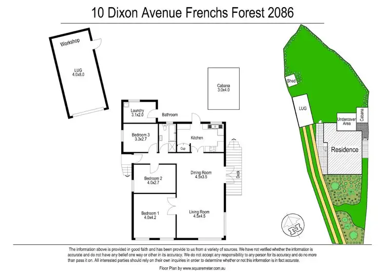 Floorplan of Homely house listing, 10 Dixon Avenue, Frenchs Forest NSW 2086