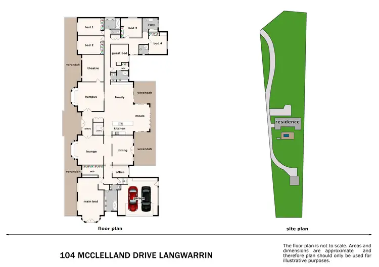 Floorplan of Homely rural property listing, 104 McClelland Drive, Langwarrin VIC 3910
