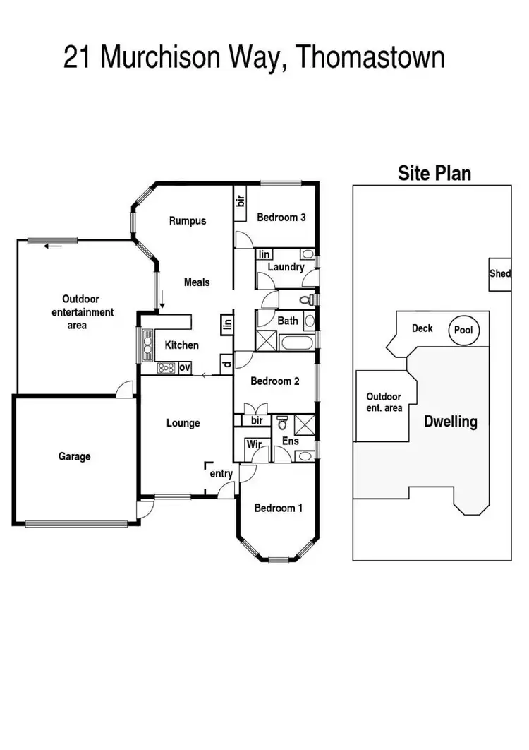 Floorplan of Homely house listing, 21 Murchison Way, Thomastown VIC 3074