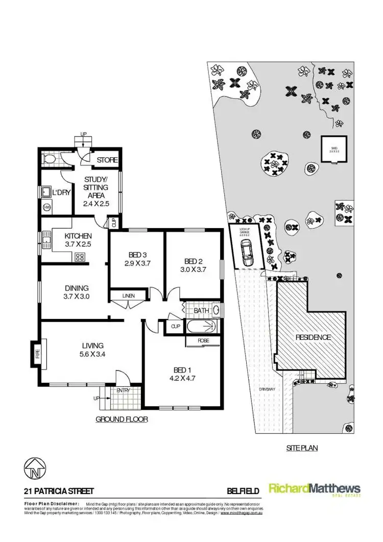 Floorplan of Homely house listing, 21 Patricia Street, Belfield NSW 2191