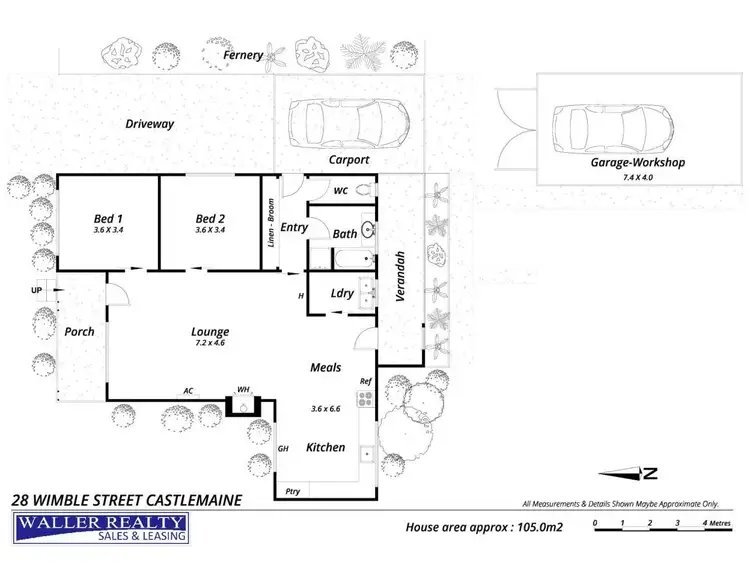 Floorplan of Homely house listing, 28 Wimble Street, Castlemaine VIC 3450