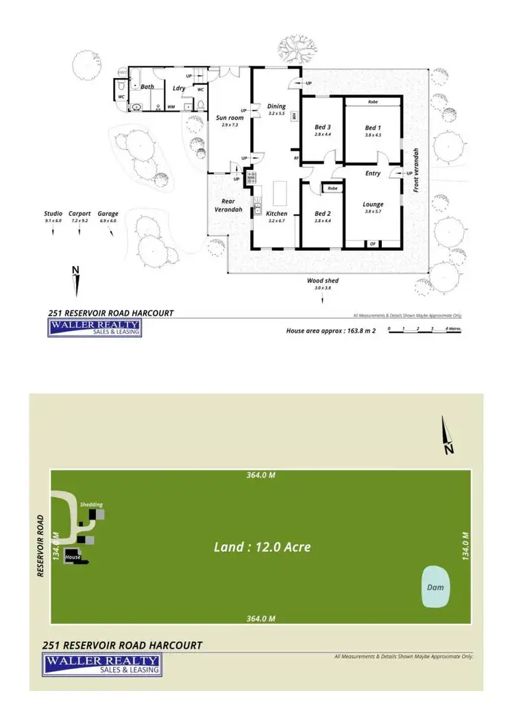 Floorplan of Homely house listing, 251 Reservoir Road, Harcourt VIC 3453