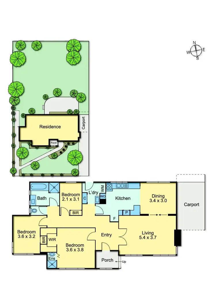 Floorplan of Homely house listing, 109 Clyde Street, Thornbury VIC 3071