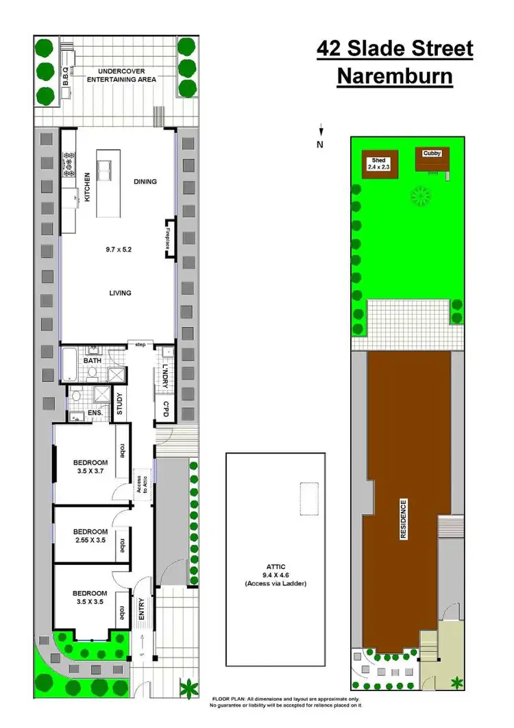Floorplan of Homely house listing, 42 Slade Street, Naremburn NSW 2065