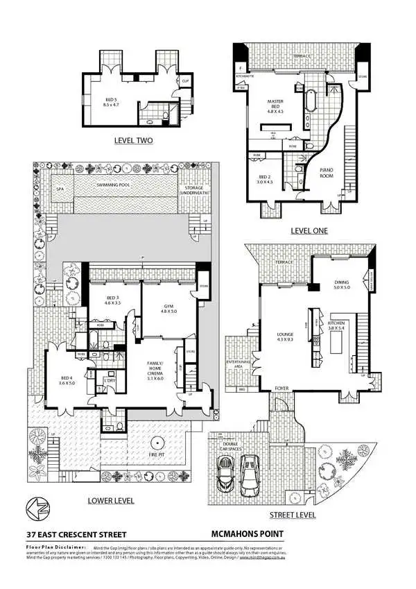 Floorplan of Homely house listing, 37 East Crescent Street, Mcmahons Point NSW 2060