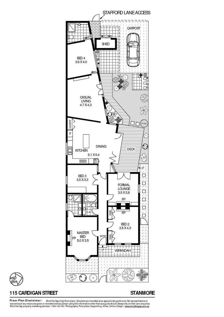 Floorplan of Homely house listing, 115 Cardigan Street, Stanmore NSW 2048