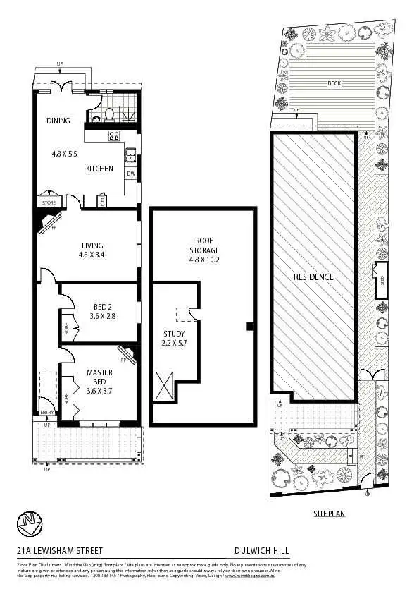 Floorplan of Homely house listing, 21A Lewisham Street, Dulwich Hill NSW 2203