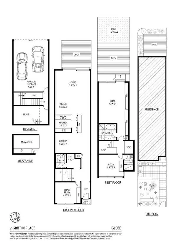 Floorplan of Homely house listing, 7 Griffin Place, Glebe NSW 2037
