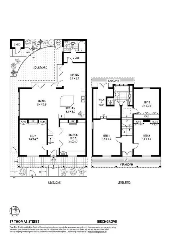 Floorplan of Homely house listing, 17, Thomas Street, Birchgrove NSW 2041