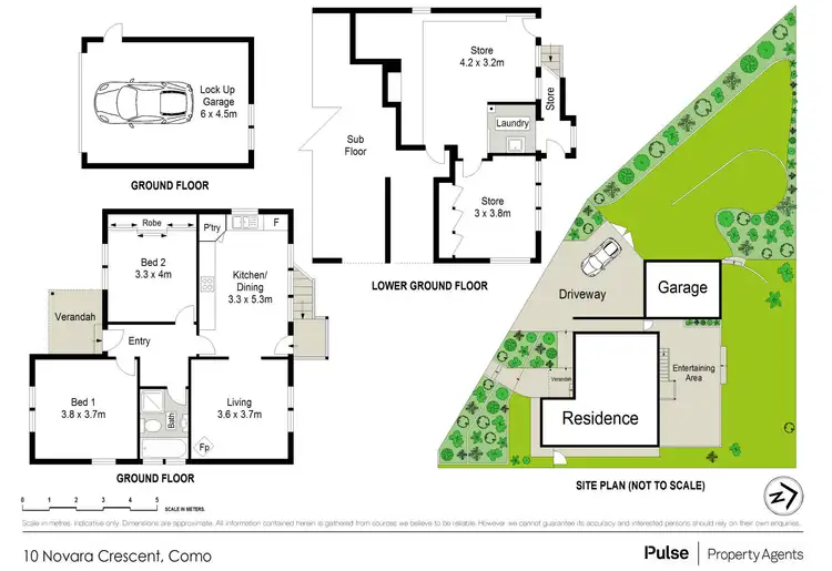 Floorplan of Homely house listing, 10 Novara Crescent, Como NSW 2226