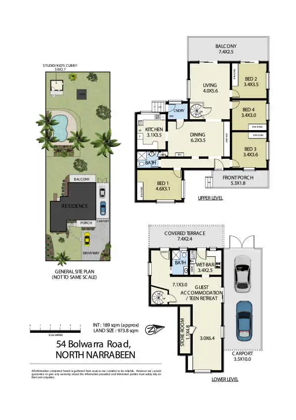 Floorplan of Homely house listing, 54 Bolwarra Road, North Narrabeen NSW 2101