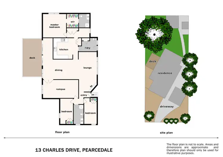 Floorplan of Homely house listing, 13 Charles Drive, Pearcedale VIC 3912
