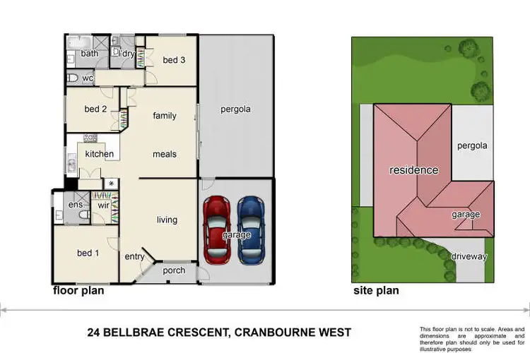 Floorplan of Homely house listing, 24 Bellbrae Crescent, Cranbourne West VIC 3977
