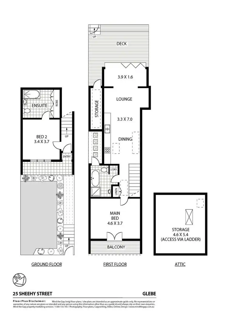 Floorplan of Homely house listing, 25 Sheehy Street, Glebe NSW 2037