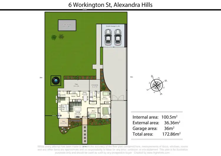 Floorplan of Homely house listing, 6 Workington Street, Alexandra Hills QLD 4161