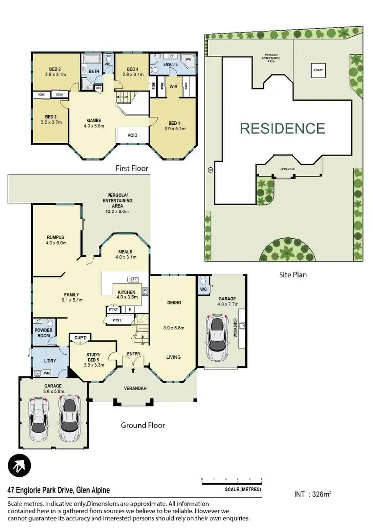 Floorplan of Homely house listing, 47 Englorie Park Drive, Glen Alpine NSW 2560