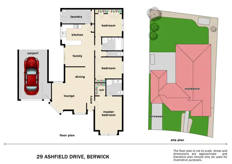 Floorplan of Homely house listing, 29 Ashfield Drive, Berwick VIC 3806