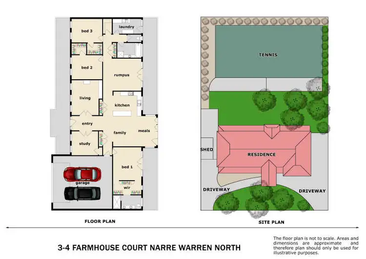 Floorplan of Homely house listing, 3-4 Farmhouse Court, Narre Warren North VIC 3804
