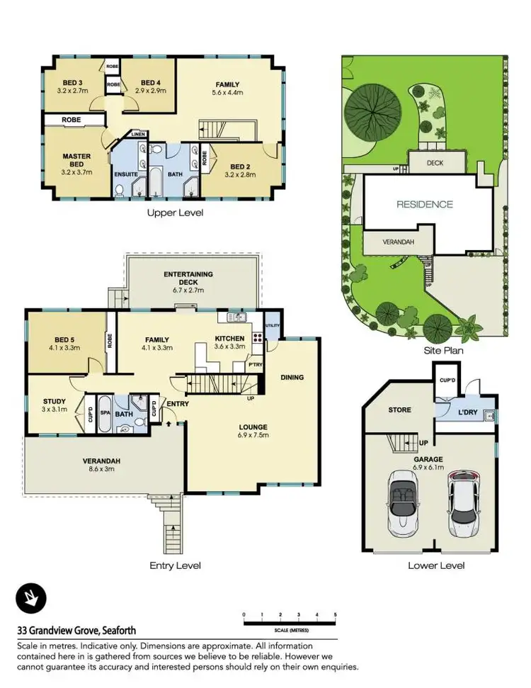 Floorplan of Homely house listing, 33 Grandview Grove, Seaforth NSW 2092
