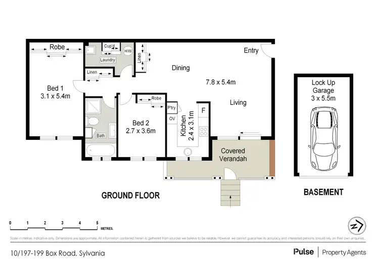 Floorplan of Homely apartment listing, 10/197-199 Box Road, Sylvania NSW 2224