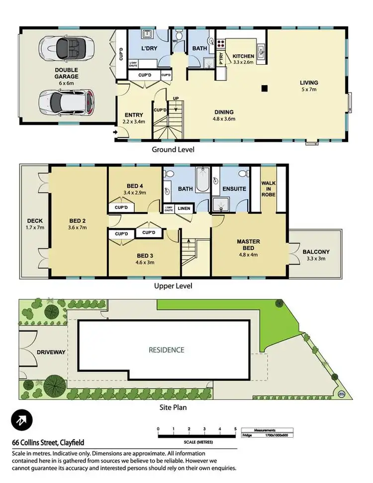 Floorplan of Homely house listing, 66 Collins Street, Clayfield QLD 4011