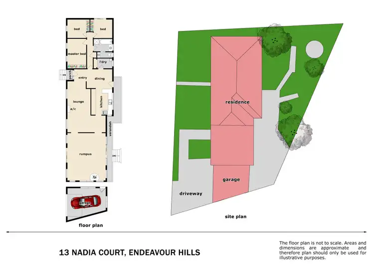 Floorplan of Homely house listing, 13 Nadia Court, Endeavour Hills VIC 3802