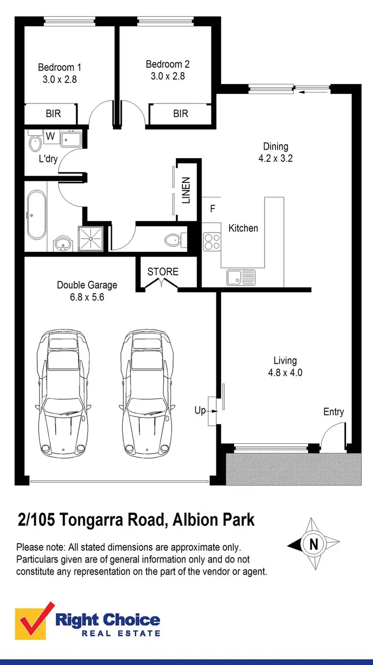 Floorplan of Homely villa listing, 2/105 Tongarra Road, Albion Park NSW 2527