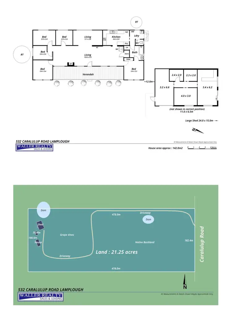 Floorplan of Homely house listing, 532 Caralulup Road, Lamplough VIC 3352