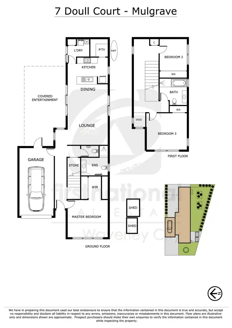 Floorplan of Homely house listing, 7 Doull Court, Mulgrave VIC 3170