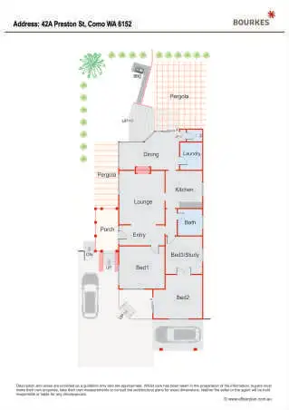 Floorplan of Homely house listing, 42A Preston Street, Como WA 6152