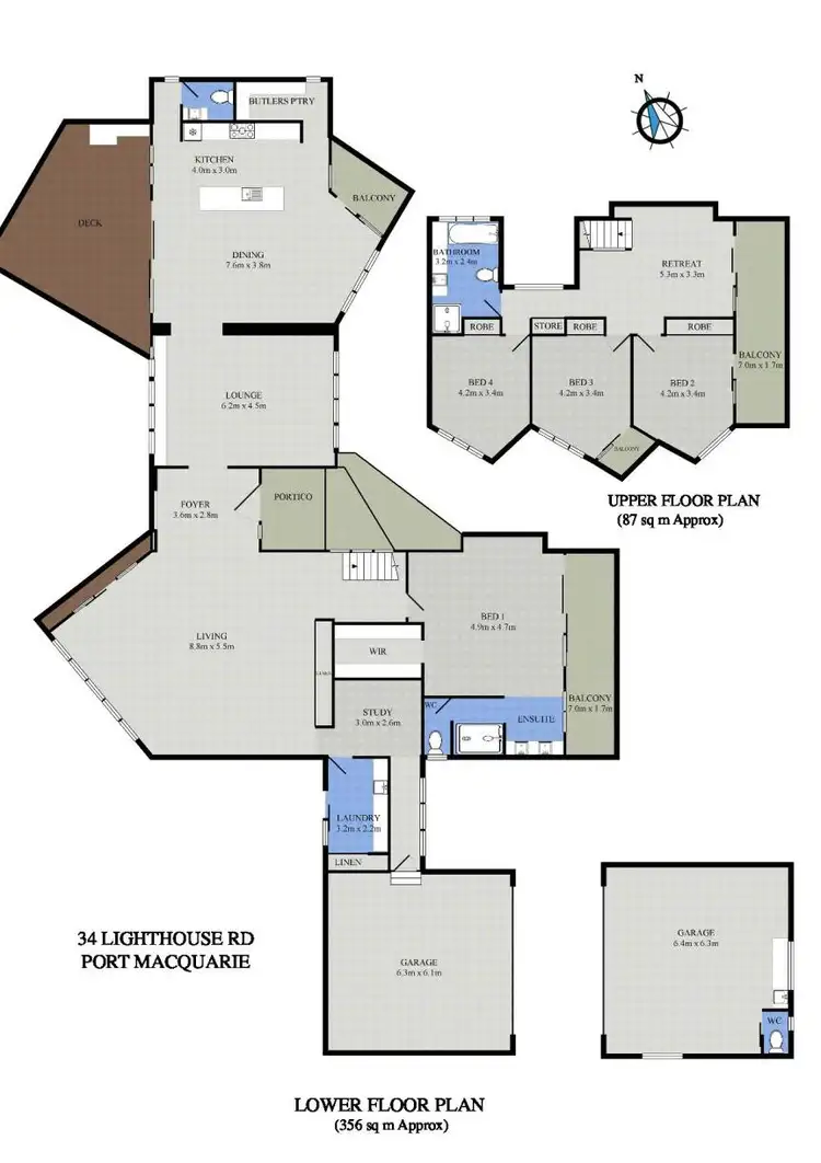 Floorplan of Homely house listing, 34 Lighthouse Road, Port Macquarie NSW 2444