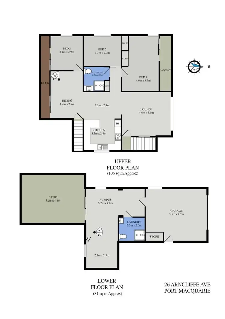Floorplan of Homely house listing, 26 Arncliffe Avenue, Port Macquarie NSW 2444