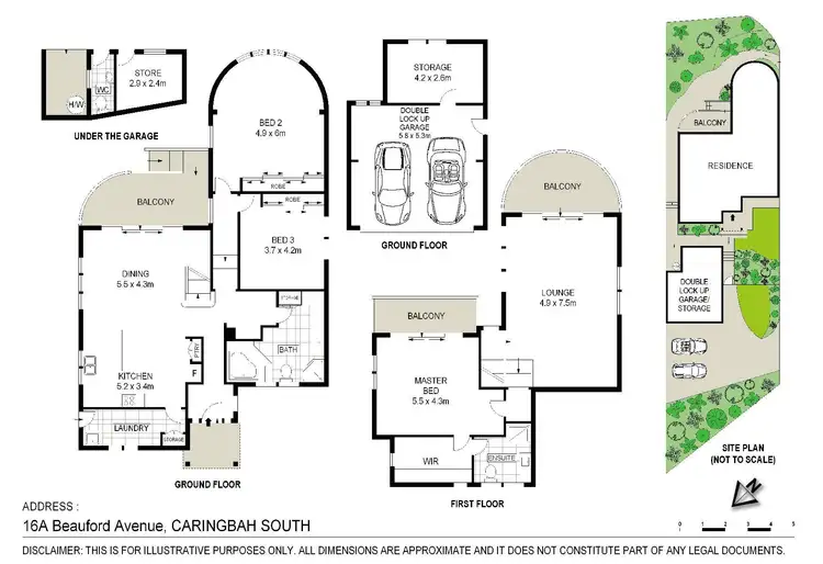Floorplan of Homely house listing, 16A Beauford Avenue, Caringbah South NSW 2229