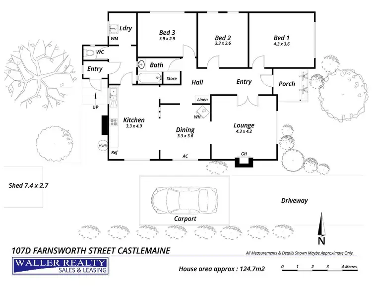 Floorplan of Homely house listing, 107D Farnsworth Street, Castlemaine VIC 3450