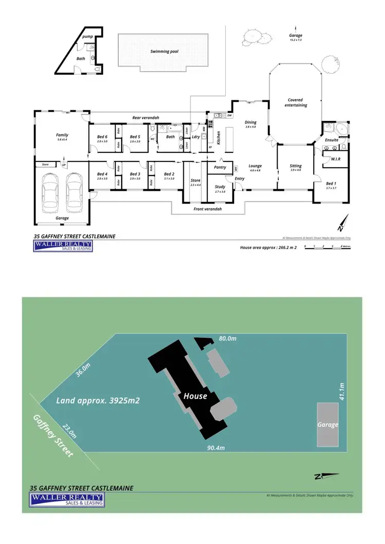 Floorplan of Homely house listing, 35 Gaffney Street, Castlemaine VIC 3450