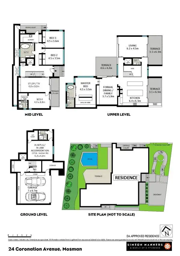 Floorplan of Homely house listing, 24 Coronation Avenue, Mosman NSW 2088