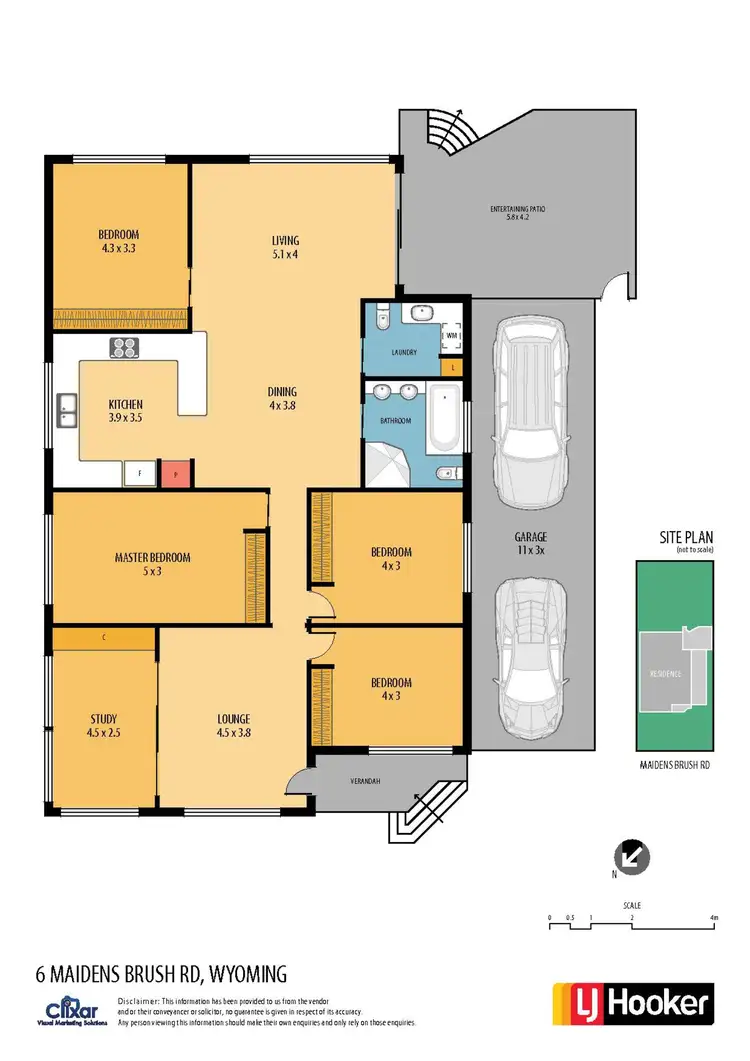 Floorplan of Homely house listing, 6 Maidens Brush Road, Wyoming NSW 2250