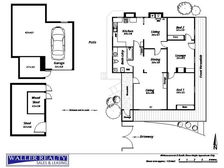 Floorplan of Homely house listing, 1 Harker Street, Maldon VIC 3463