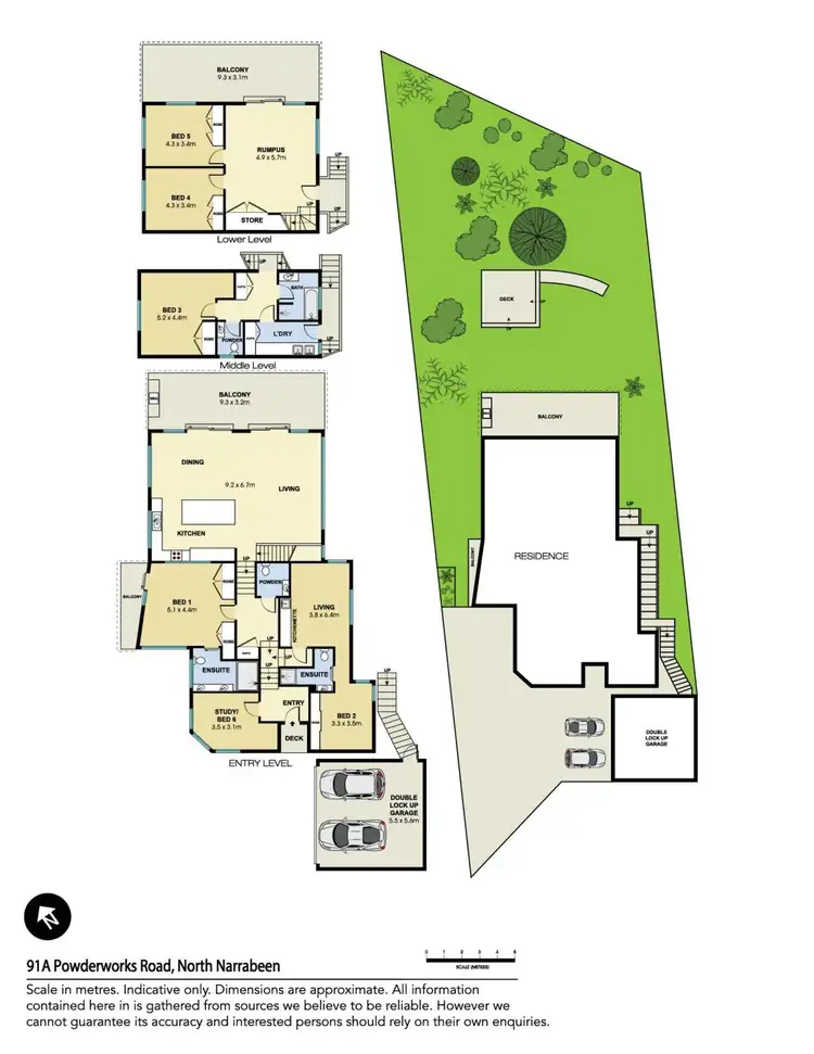 Floorplan of Homely house listing, 91A Powderworks Road, North Narrabeen NSW 2101