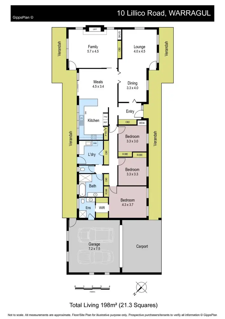 Floorplan of Homely house listing, 10 Lillico Road, Warragul VIC 3820