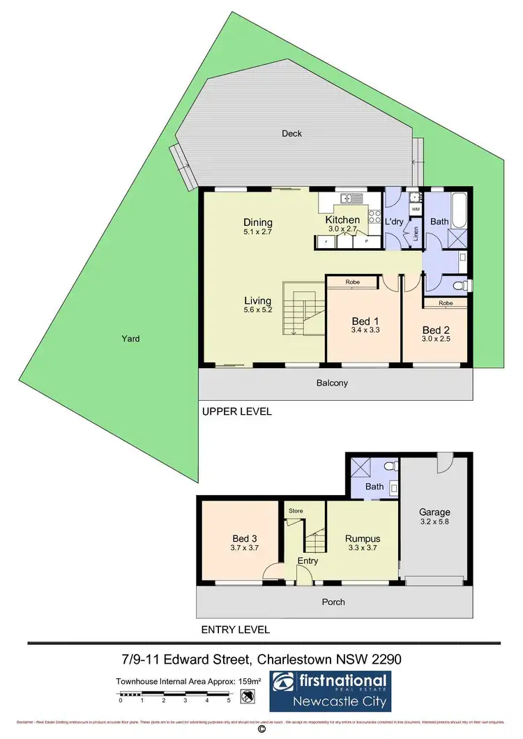 Floorplan of Homely townhouse listing, 7/9-11 Edward Street, Charlestown NSW 2290