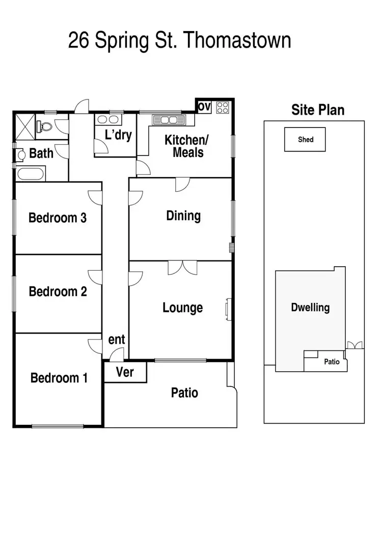 Floorplan of Homely house listing, 26 Spring Street, Thomastown VIC 3074