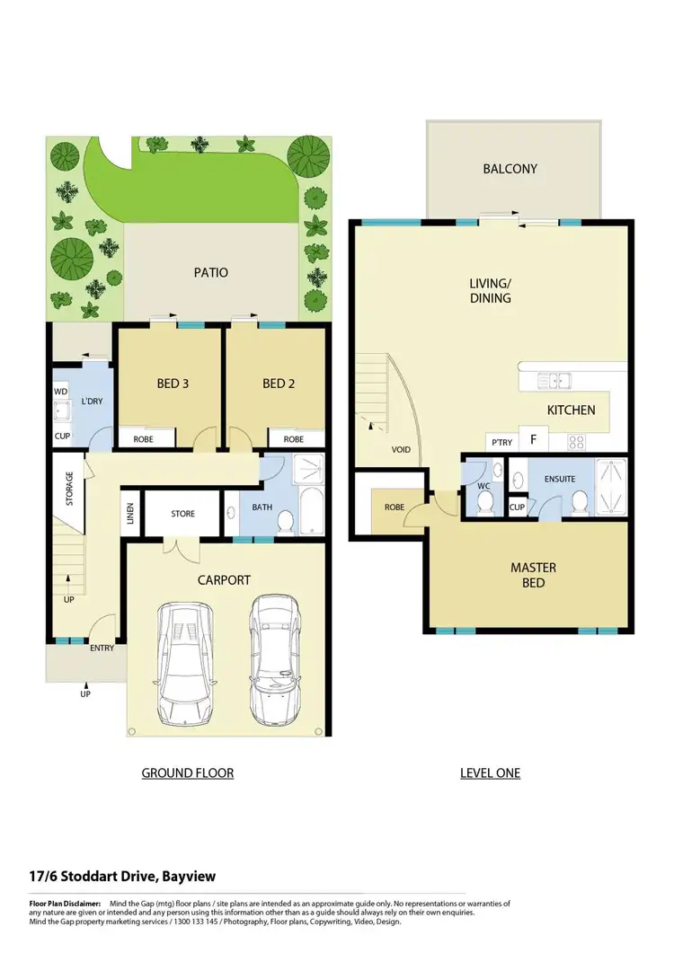 Floorplan of Homely townhouse listing, 17/6 Stoddart Drive, Bayview NT 820