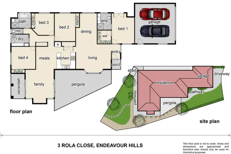 Floorplan of Homely house listing, 3 Rola Court, Endeavour Hills VIC 3802