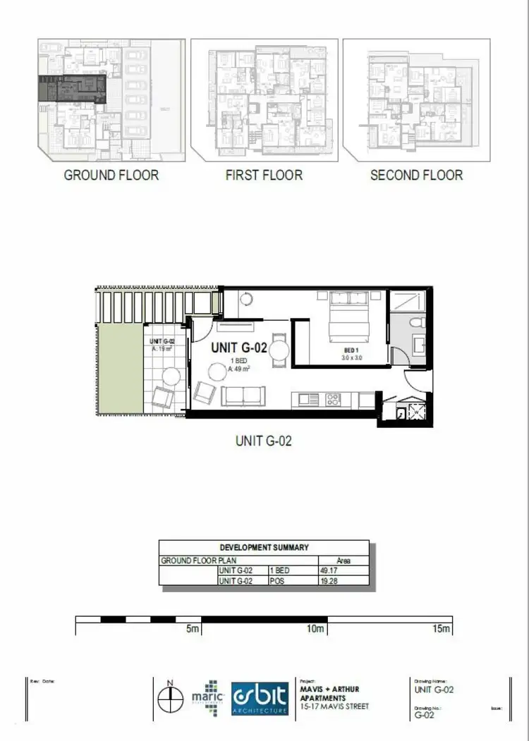 Floorplan of Homely apartment listing, 15-17 Mavis Street, Footscray VIC 3011