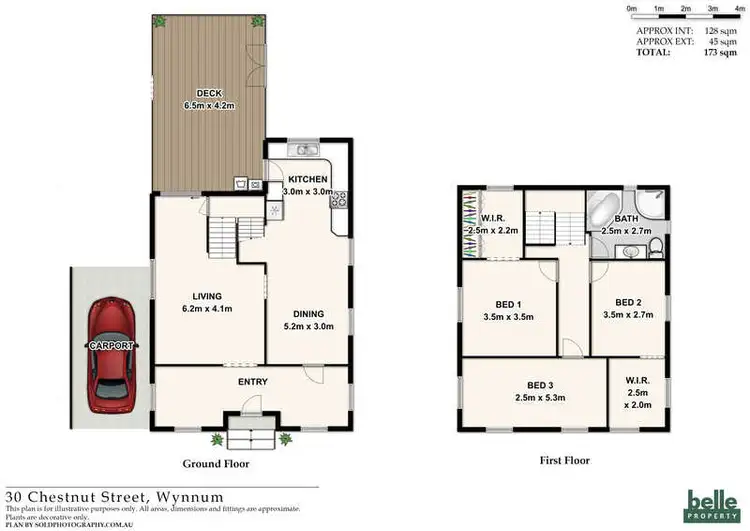Floorplan of Homely house listing, 30 Chestnut Street, Wynnum QLD 4178