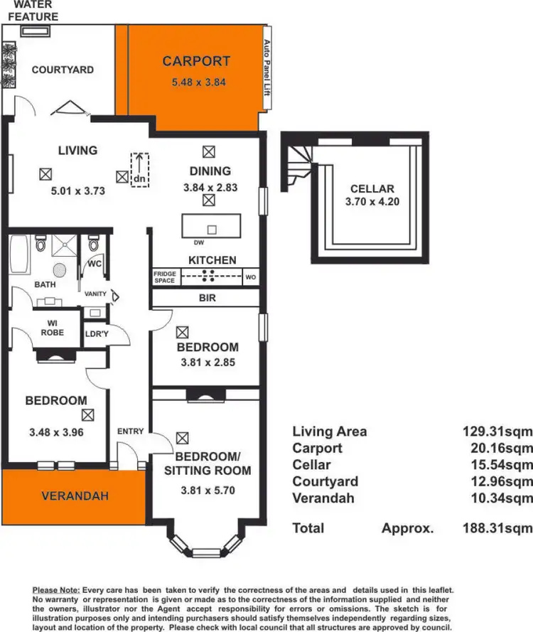 Floorplan of Homely house listing, 36 Finniss Street, North Adelaide SA 5006