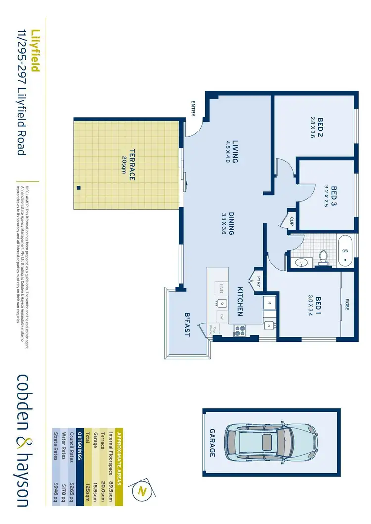 Floorplan of Homely apartment listing, 11/295 Lilyfield Road, Lilyfield NSW 2040
